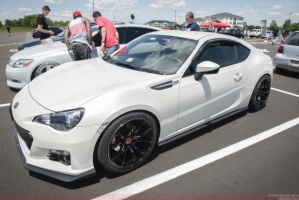 2014 Subaru BRZ with 18x9.5 Gram Lights 57FXX wheels