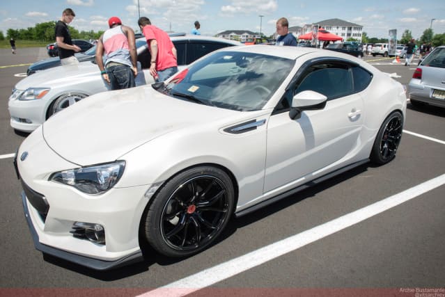 2014 Subaru BRZ with 18x9.5 Gram Lights 57FXX wheels