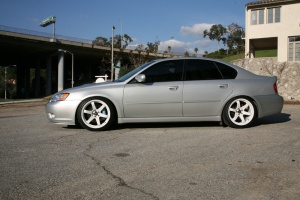 2006 Subaru Legacy with 18x9.5 Rota Grid wheels