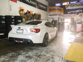 2014 Subaru BRZ with 18x8.5 Gram Lights 57Xtreme wheels