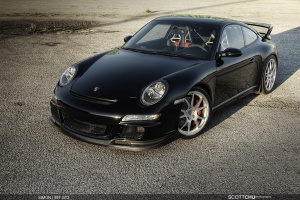 2007 Porsche 997 GT3 with 19x8.5 Champion Motorsport RS171 wheels