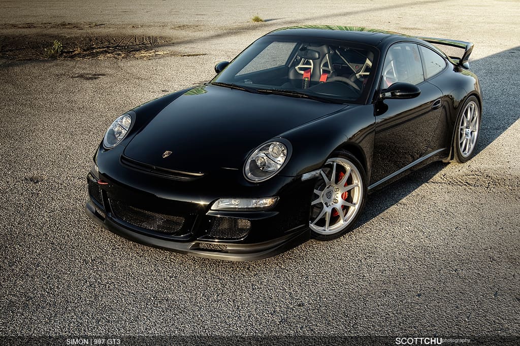 2007 Porsche 997 GT3 with 19x8.5 Champion Motorsport RS171 wheels