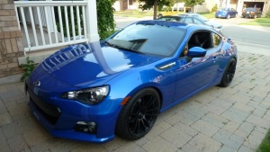 2013 Subaru BRZ with 18x9.5 Gram Lights 57Xtreme wheels