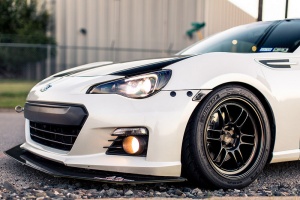 2014 Subaru BRZ with 17x9 Enkei RPF1 wheels
