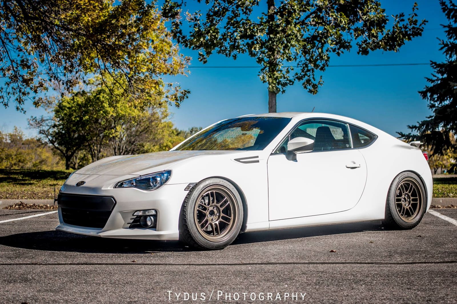 2013 Subaru BRZ with 17x9 Enkei RPF1 wheels