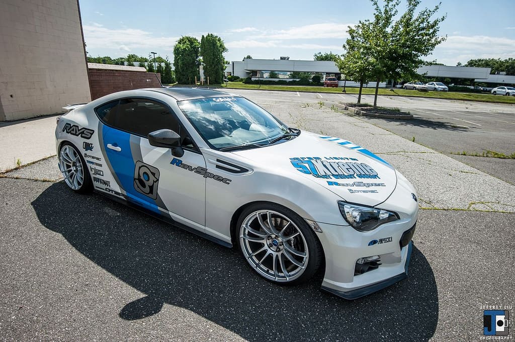 2013 Subaru BRZ with 19x9.5 Gram Lights 57Xtreme wheels