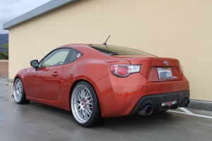 2013 Subaru BRZ with 19x8.5 HRE 540 wheels