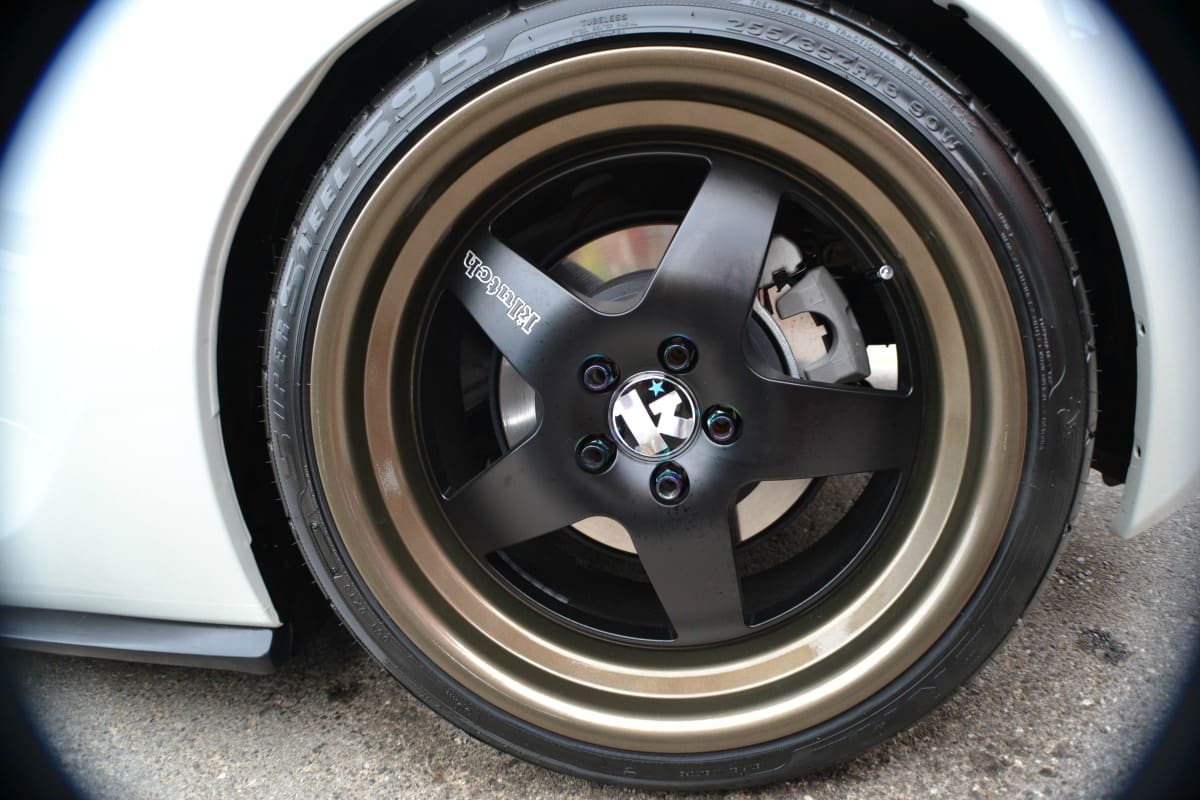 2013 Subaru BRZ with 18x8.5 Klutch Republik SL5 wheels