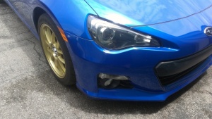 2013 Subaru BRZ with 17x7 Konig Daylight wheels