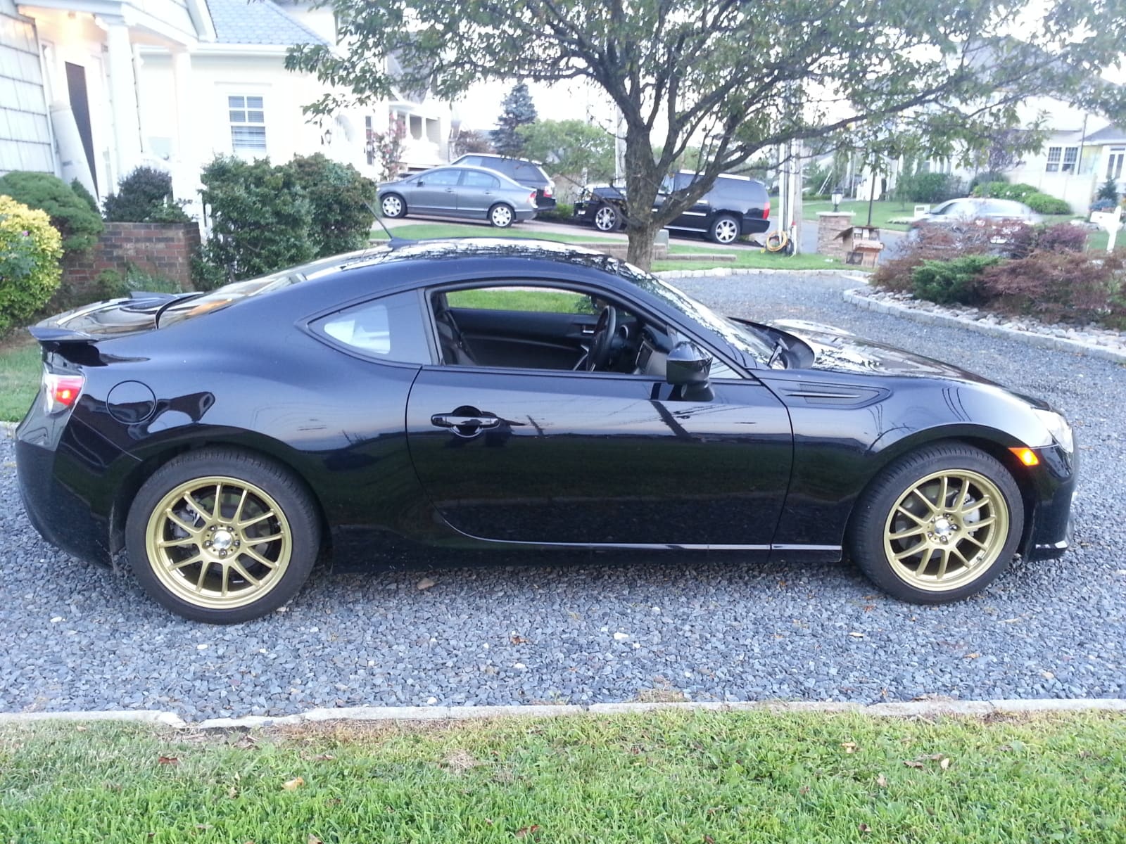 2013 Subaru BRZ with 17x7 Konig Daylite wheels