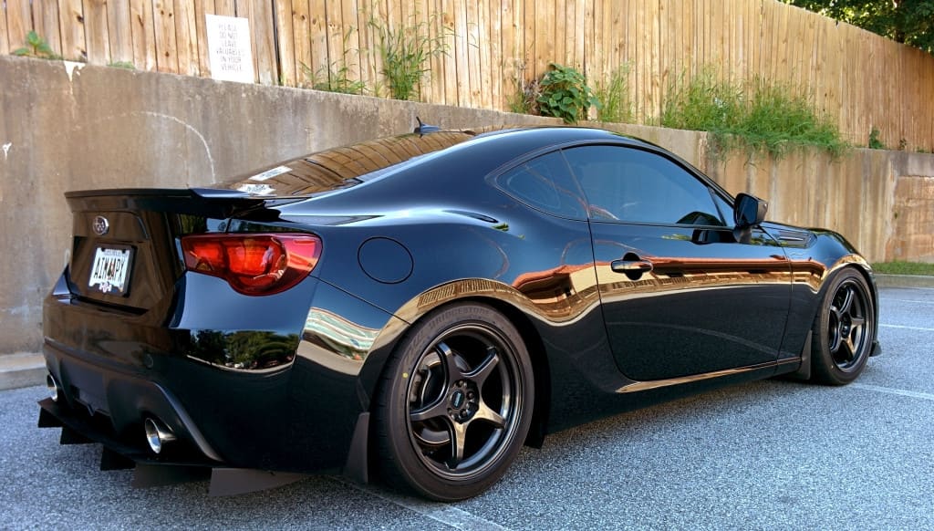 2013 Subaru BRZ with Mach V Awesome wheels