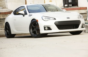 2013 Subaru BRZ with 18x9.5 Mach V Awesome wheels