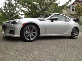2013 Subaru BRZ with 17x7.5 Motegi MR125 wheels