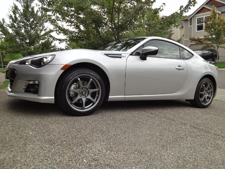 2013 Subaru BRZ with 17x7.5 Motegi MR125 wheels