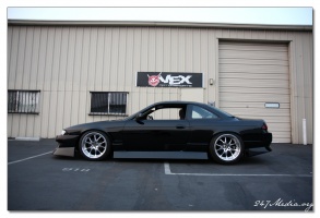 1998 Nissan S14 with 18x9 Alstadt Type-I wheels