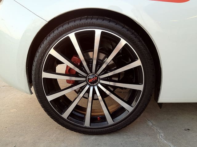 2013 Subaru BRZ with 20x7.5 MSR Style 042 wheels