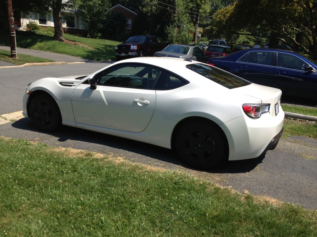 2013 Subaru BRZ with 15x6 OEM VW AVUS wheels