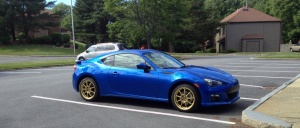 2013 Subaru BRZ with 17x7.5 OZ Alleggerita HLT wheels