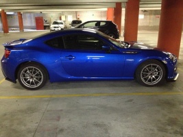 2013 Subaru BRZ with 17x7.5 OZ Formula HLT wheels
