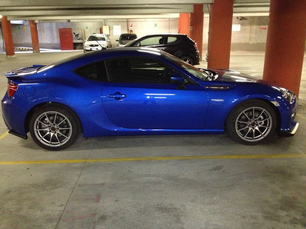2013 Subaru BRZ with 17x7.5 OZ Formula HLT wheels