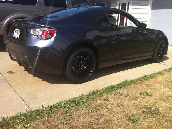 2013 Subaru BRZ with 17x8 OZ Ultraleggera wheels