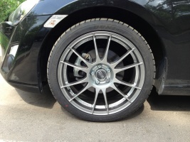 2013 Subaru BRZ with 18x8 OZ Ultraleggera wheels