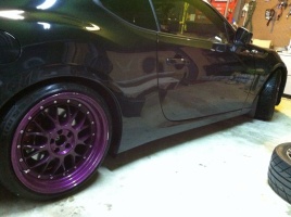 2013 Subaru BRZ with 18x9.5 Privat Akzent wheels