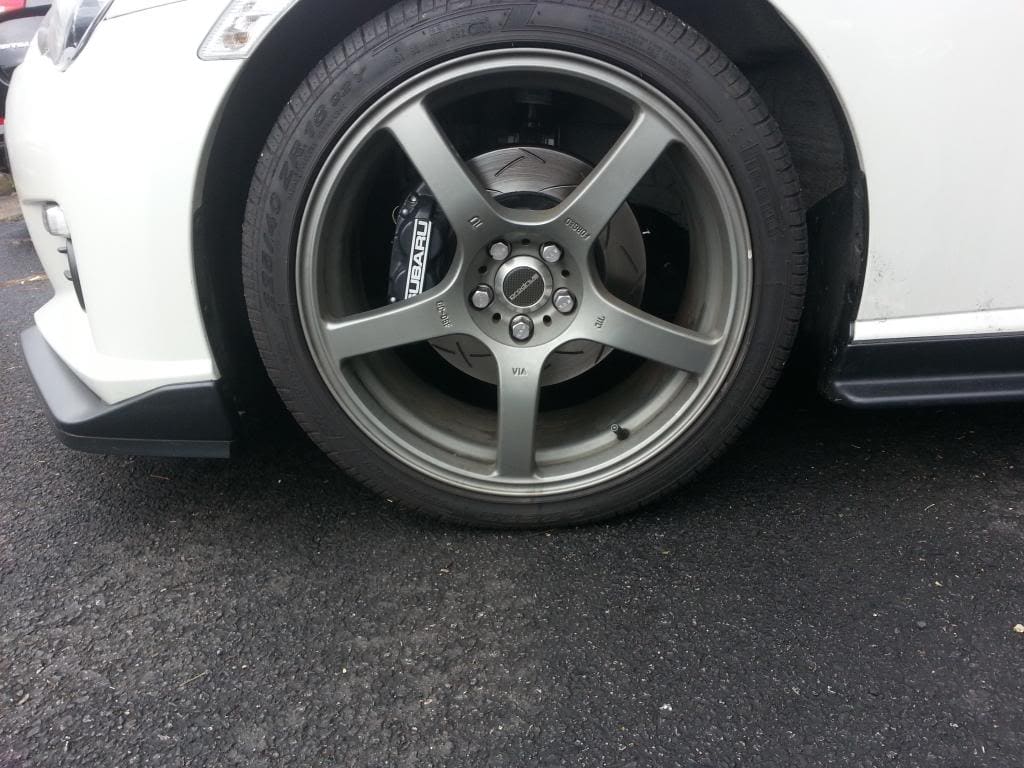 2013 Subaru BRZ with 18x8 Prodrive GC-05F wheels