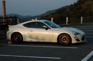2013 Subaru BRZ with 18x8 wheels