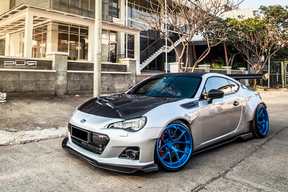 2013 Subaru BRZ with PUR Design 4our wheels