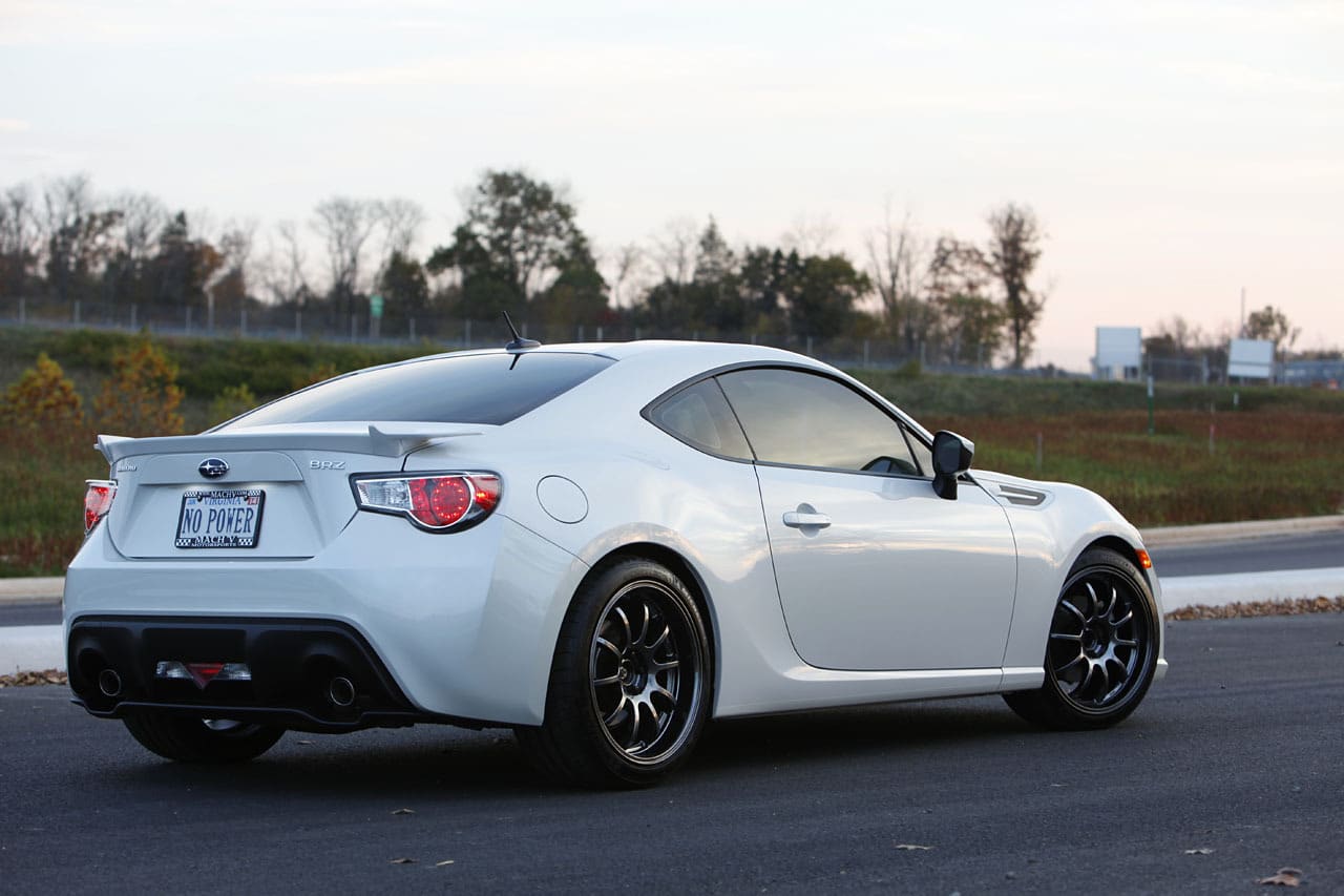2013 Subaru BRZ with 18x8.5 Rota D-Force wheels