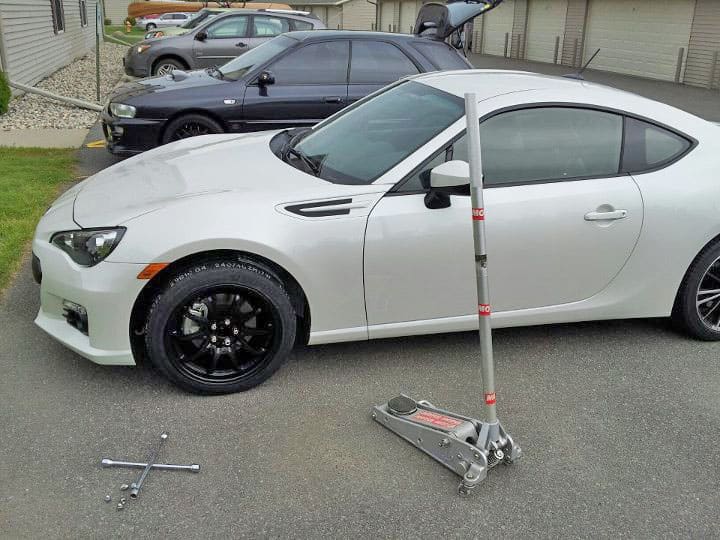 2013 Subaru BRZ with 17x9 Rota DPT wheels