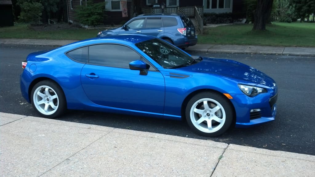 2013 Subaru BRZ with 17x9 Rota Grid wheels