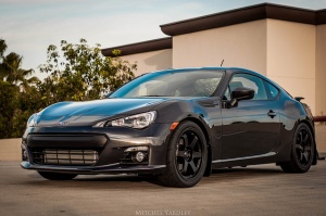 2014 Subaru BRZ with 18x8.5 Rota Grid wheels