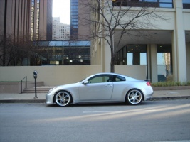 2004 Infiniti G35 with 20x9.5 Work Varianza T1S wheels