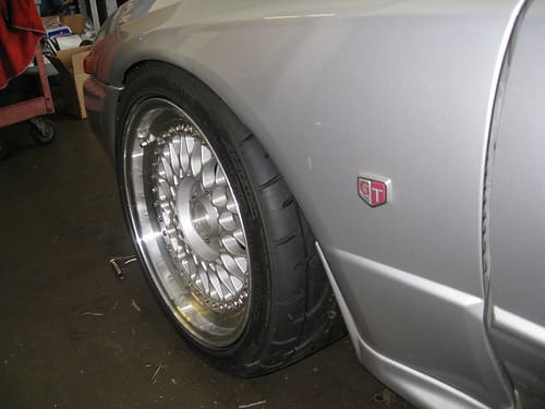 1994 Nissan R31-R34 Skyline GT-R with 17x9 BBS RS wheels