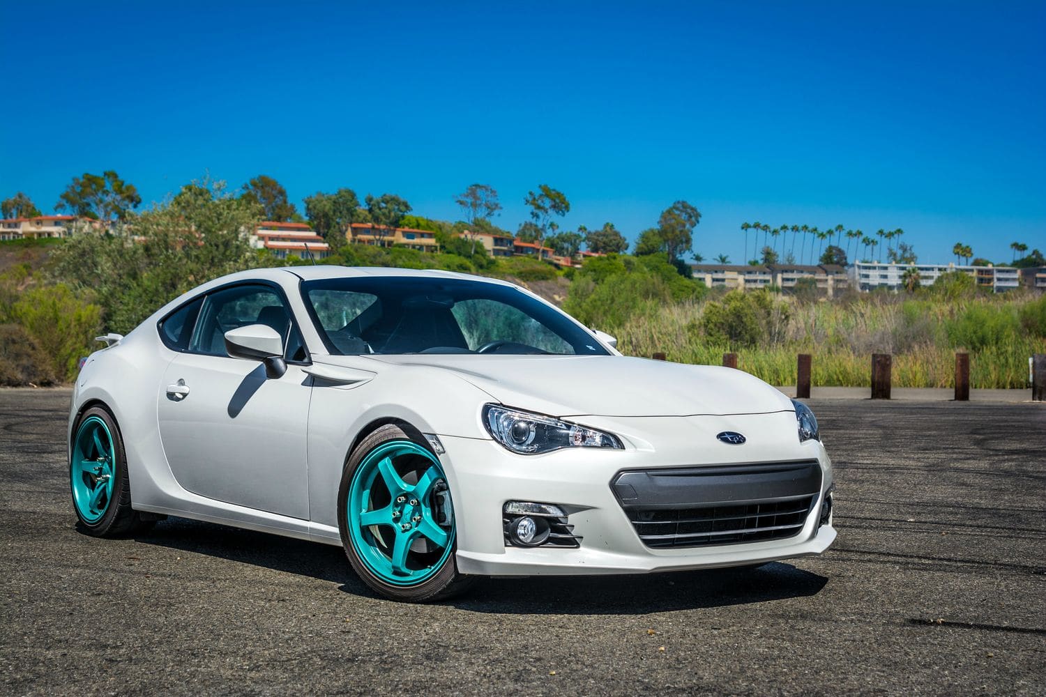 2013 Subaru BRZ with 18x8.5 Rota RT5 wheels
