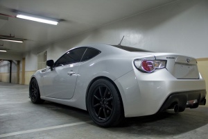 2013 Subaru BRZ with 18x8.5 Rota Titan wheels