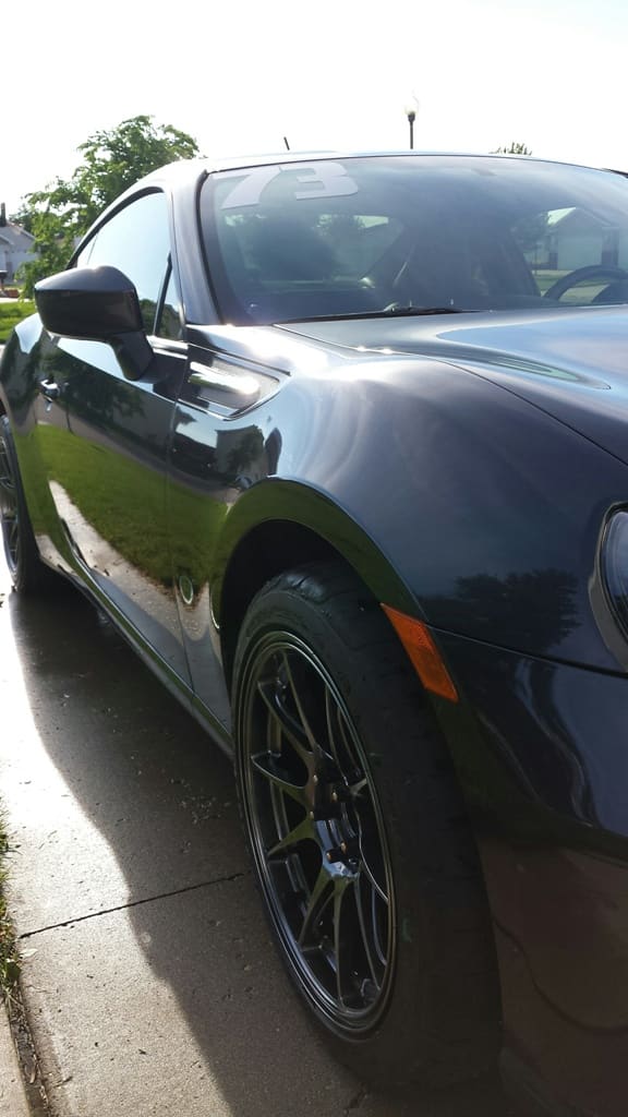 2013 Subaru BRZ with 17x9 Rota Titan wheels