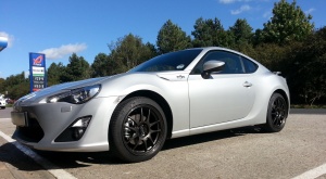 2013 Subaru BRZ with 17x7.5 Rota Torque wheels