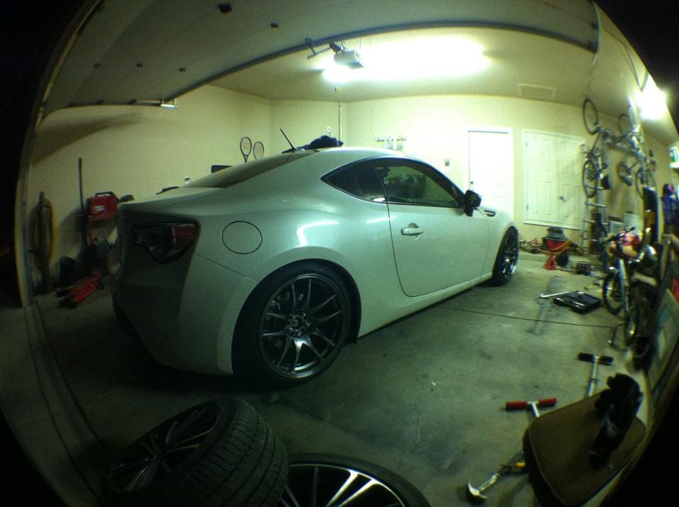 2013 Subaru BRZ with 18x9.5 Rota Torque wheels