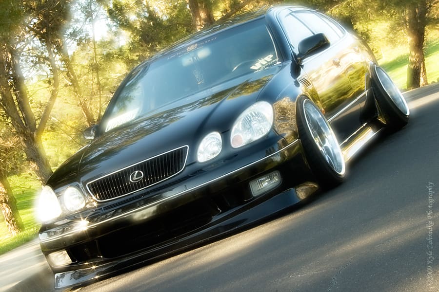 1999 Lexus GS 400 with 19x9.5 Weds Kranze ERM wheels