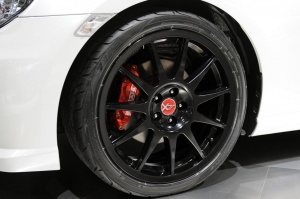 2013 Subaru BRZ with 18x8 Speedline Corse Turini wheels
