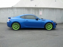 2013 Subaru BRZ with 18x8 Sparco Assetto Gara wheels
