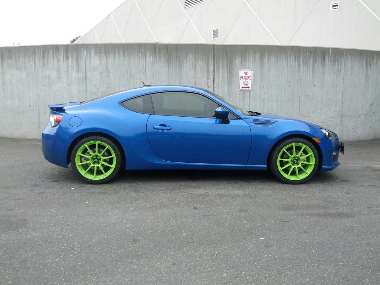 2013 Subaru BRZ with 18x8 Sparco Assetto Gara wheels