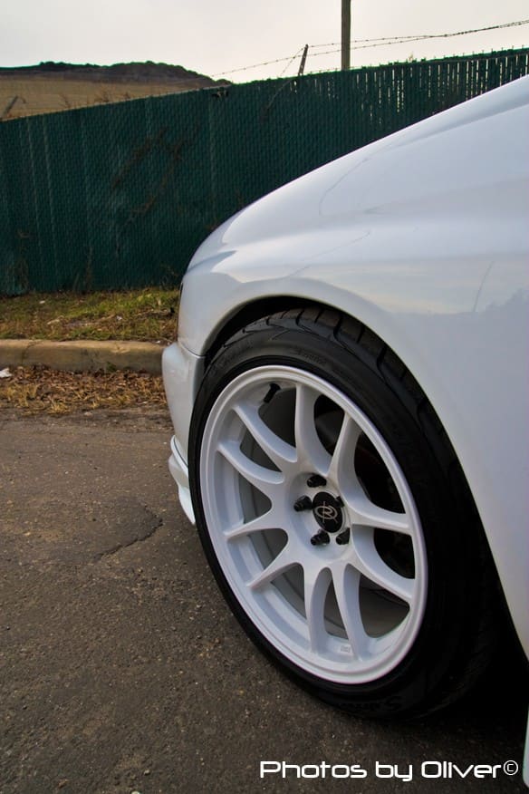 2002 Subaru Impreza WRX with 17x9 Rota Torque R wheels