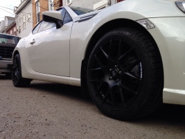 2013 Subaru BRZ with 18x8 Sparco Pro Corsa wheels