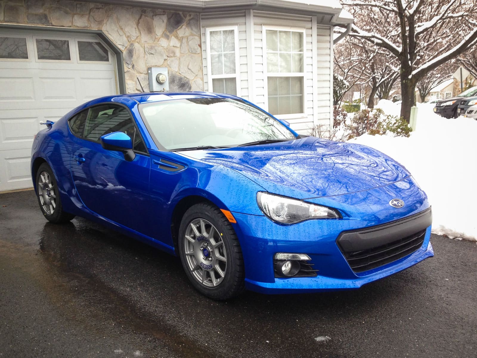 2014 Subaru BRZ with 16x7 Sparco Terra wheels