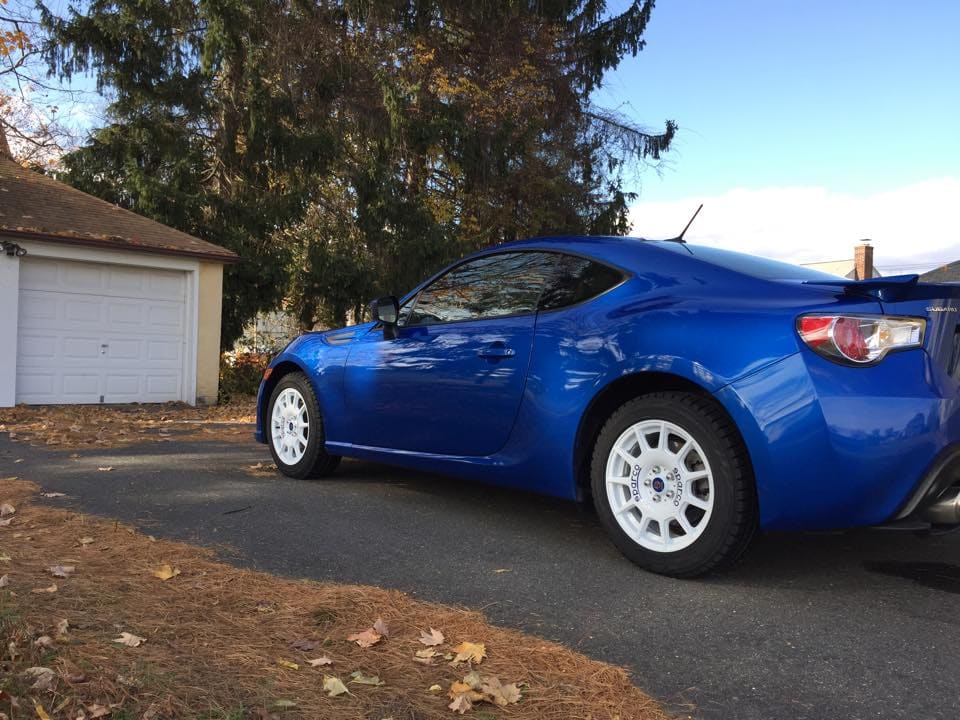 2013 Subaru BRZ with 16x7 Sparco Terra wheels