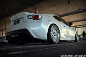2013 Subaru BRZ with 16x7 Sprint Hart CP-R wheels